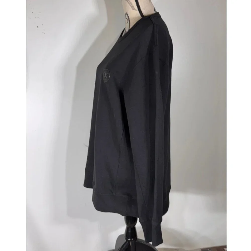 Burberry Jayford Sweatshirt, Black, Men's Size Large - Picture 4 of 7